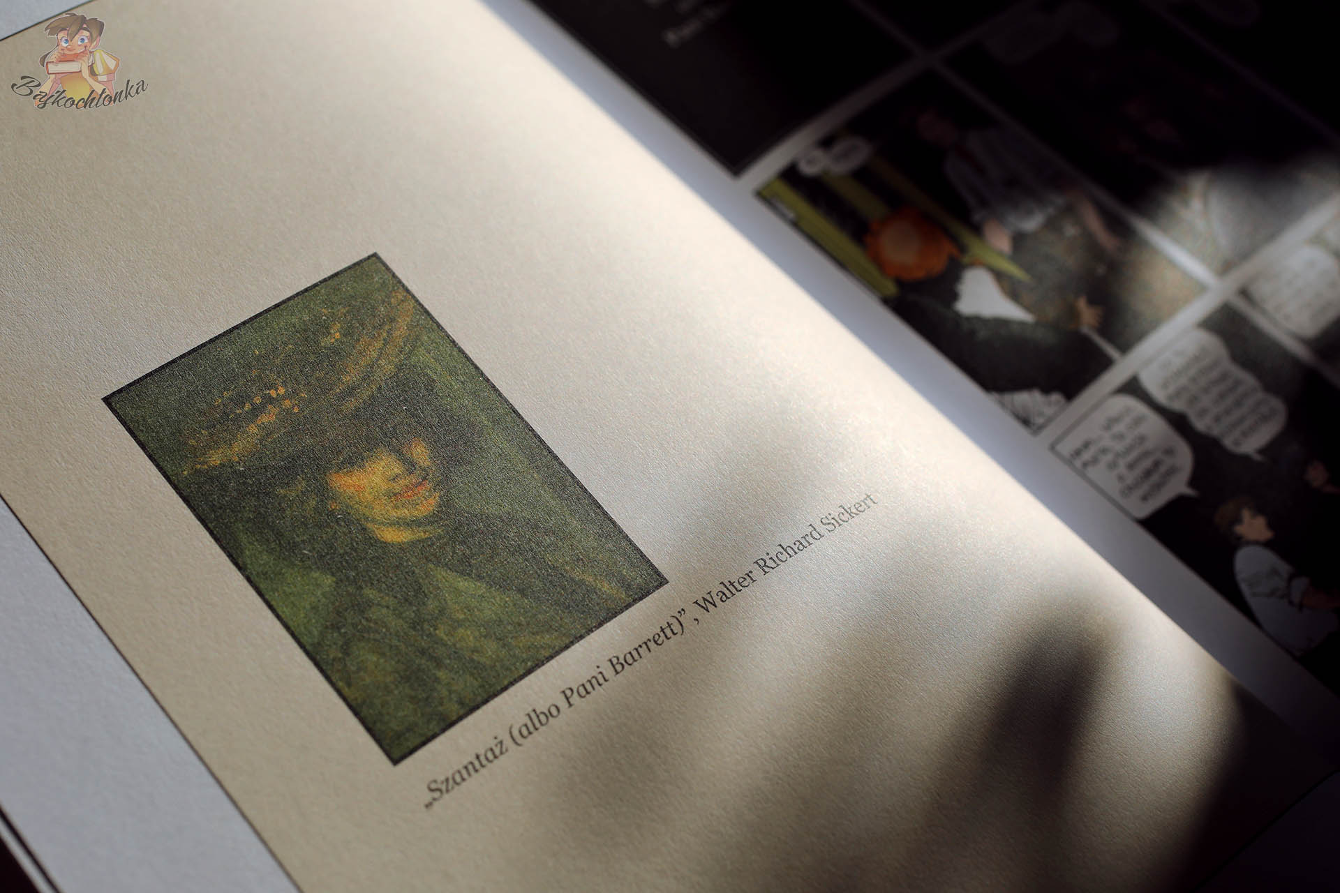 Prosto z piekła komiks Szantaż pani Barrett Walter Sickert ilustracja analiza