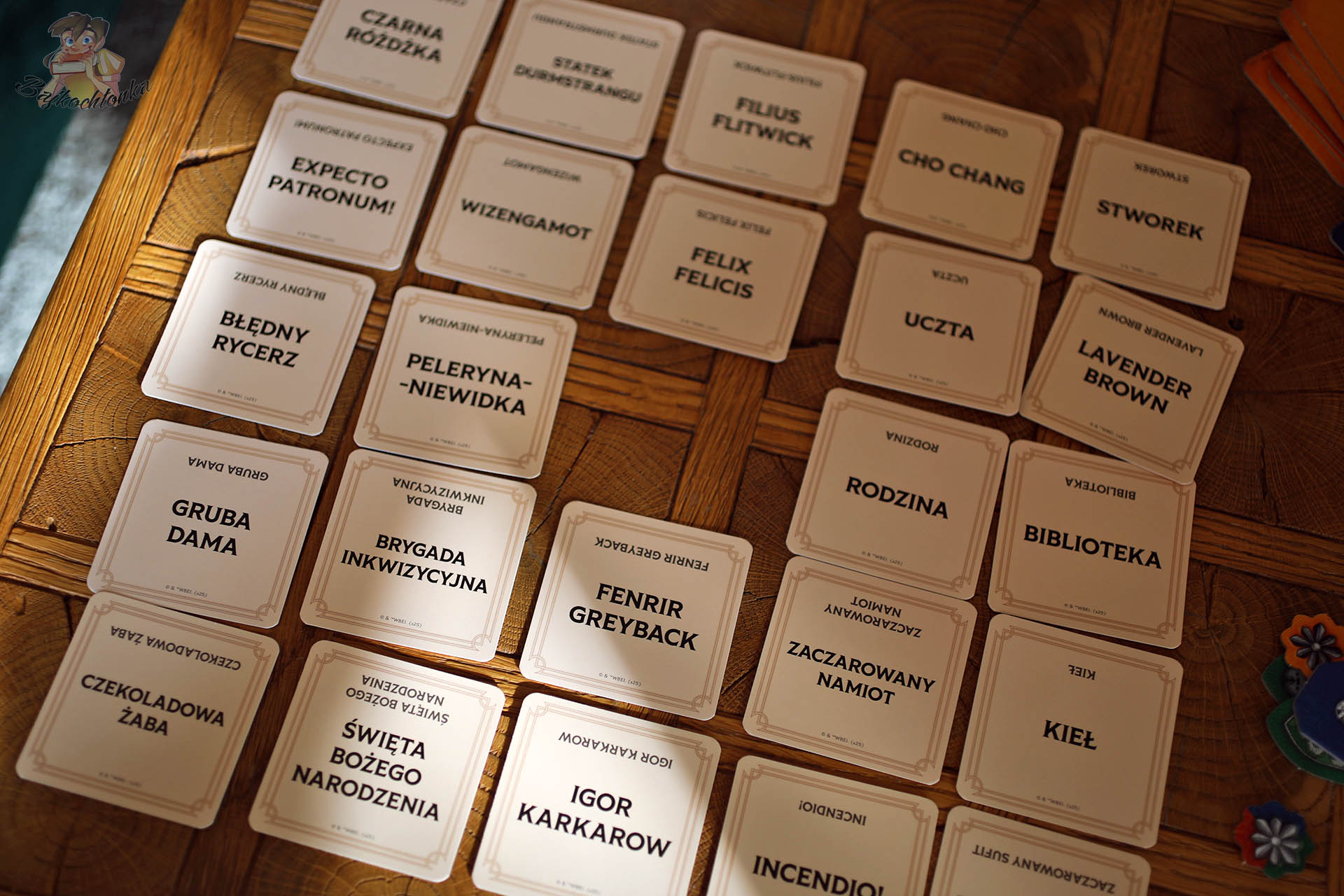 Tajniacy Powrót do Hogwartu – karty haseł z uniwersum Harry’ego Pottera