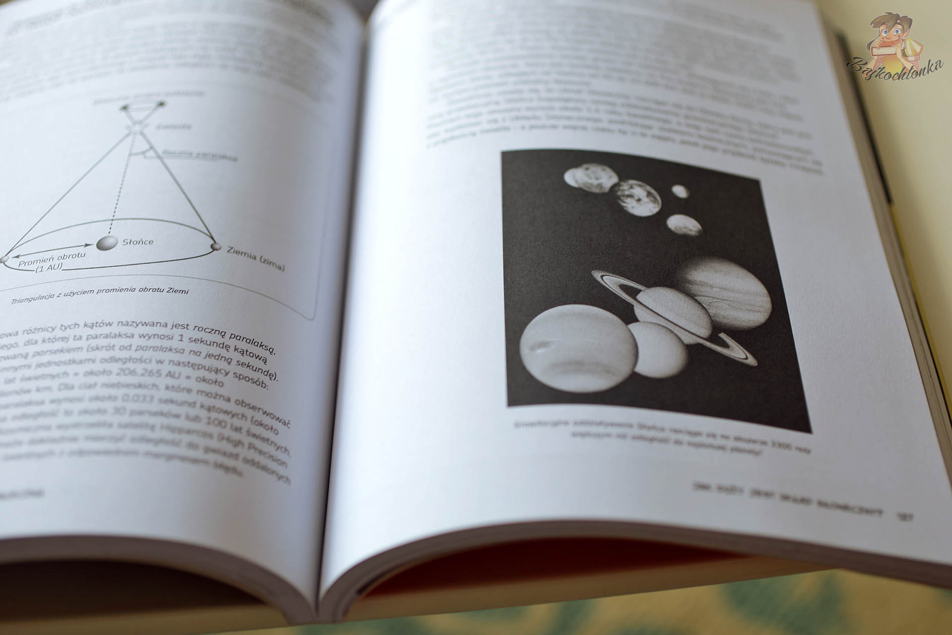 Ilustracja Układu Słonecznego w książce The Manga Guide. Wszechświat – nauka astronomii poprzez komiks i schematy