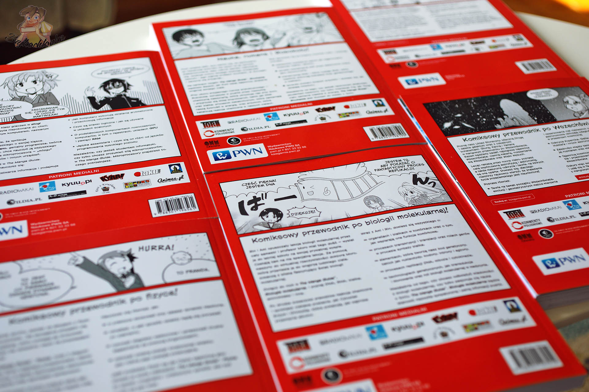 Seria książek The Manga Guide – biochemia, fizyka, wszechświat, bazy danych i mikroprocesory