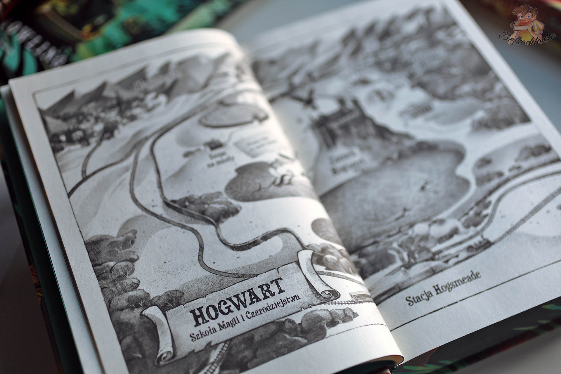 Ilustrowana mapa Hogwartu i Hogsmeade w nowym wydaniu Harry Potter i Więzień Azkabanu