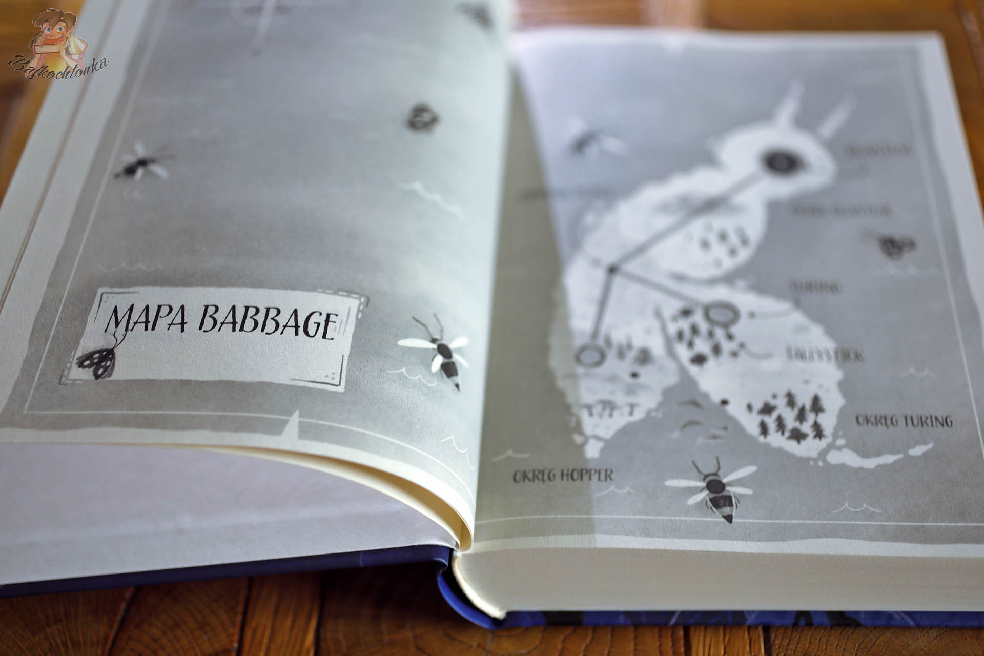 mapa Babbage w książce Złodzieje światła Heleny Duggan