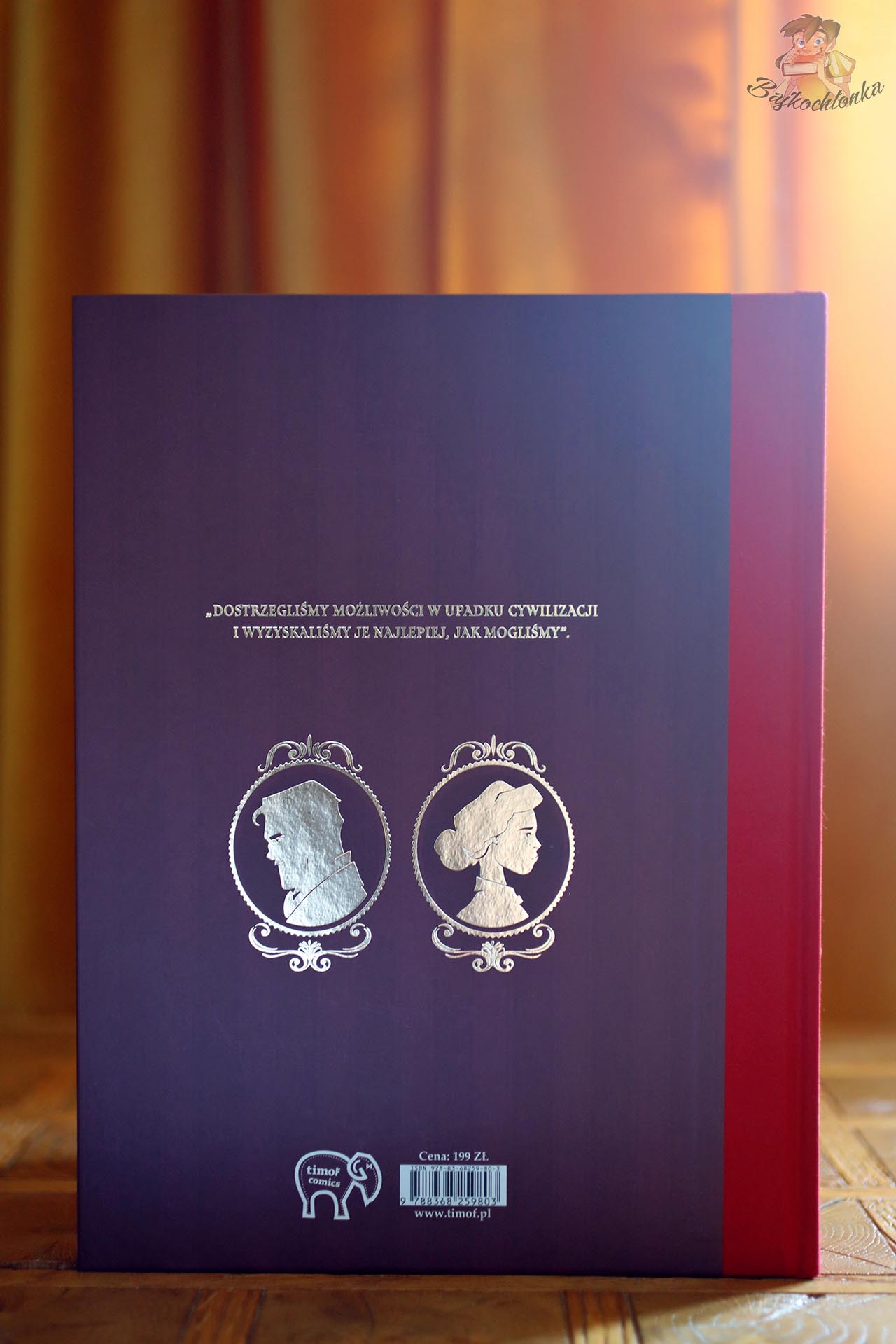 Tylna okładka komiksu Przeminęło z wiatrem Pierre’a Alary’ego z portretami bohaterów
