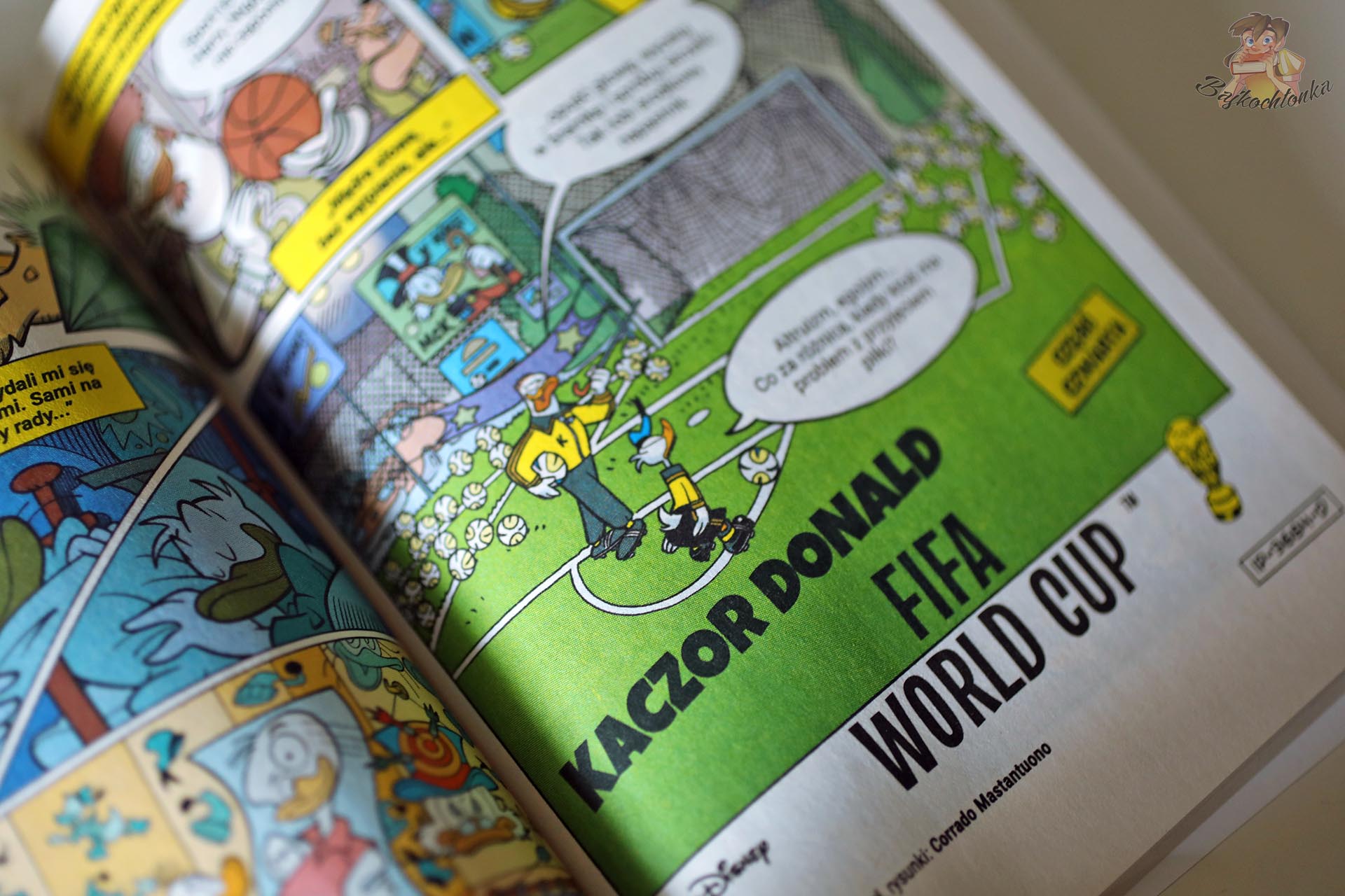 Komiks Gra o wszystko. Gigant Poleca Extra z Kaczorem Donaldem w piłkarskiej historii World Cup