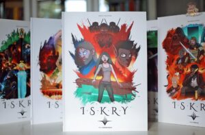 Okładka komiksu Iskry. Tom 5. Wielkie rzeczy Krzysztofa Łuczyńskiego