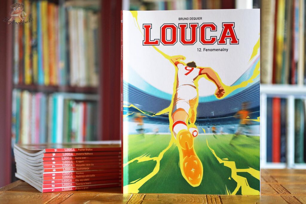Okładka komiksu Louca. Fenomenalny. Tom 12 Bruno Dequiera wydanego przez Egmont