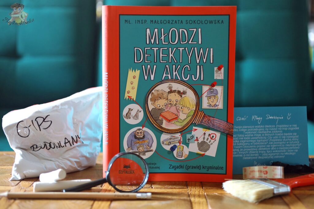 Okładka książki Młodzi detektywi w akcji. Zagadki prawie kryminalne Małgorzaty Sokołowskiej