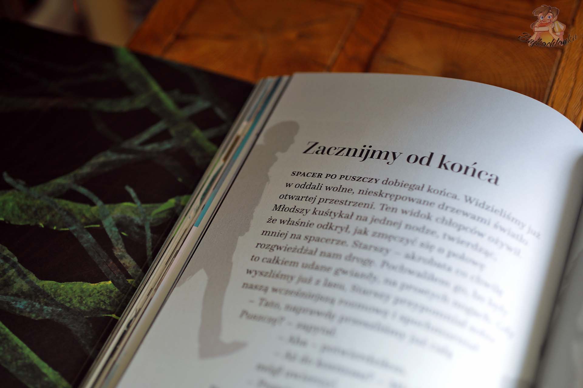 „Zacznijmy od końca” - jedna z opowieści w książce Królestwo Patyków