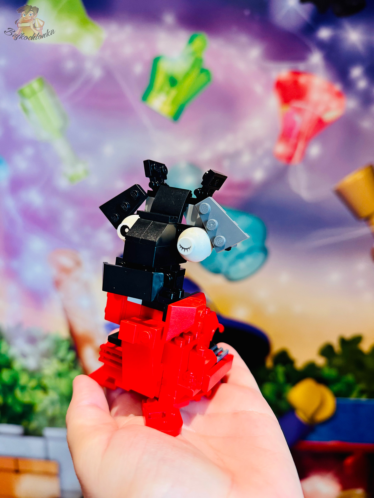 Model z klocków LEGO przygotowany do hotelowego konkursu Build and Win