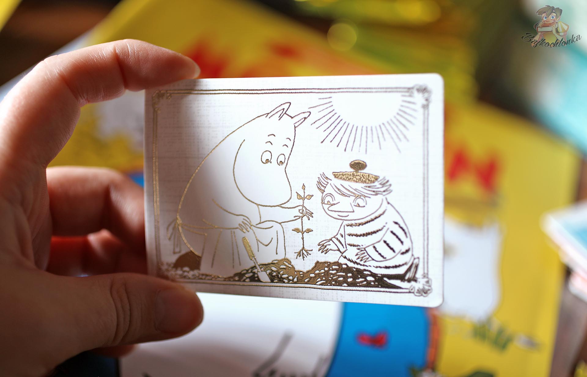 Specjalna karta z Muminkiem z kolekcji Panini Muminki