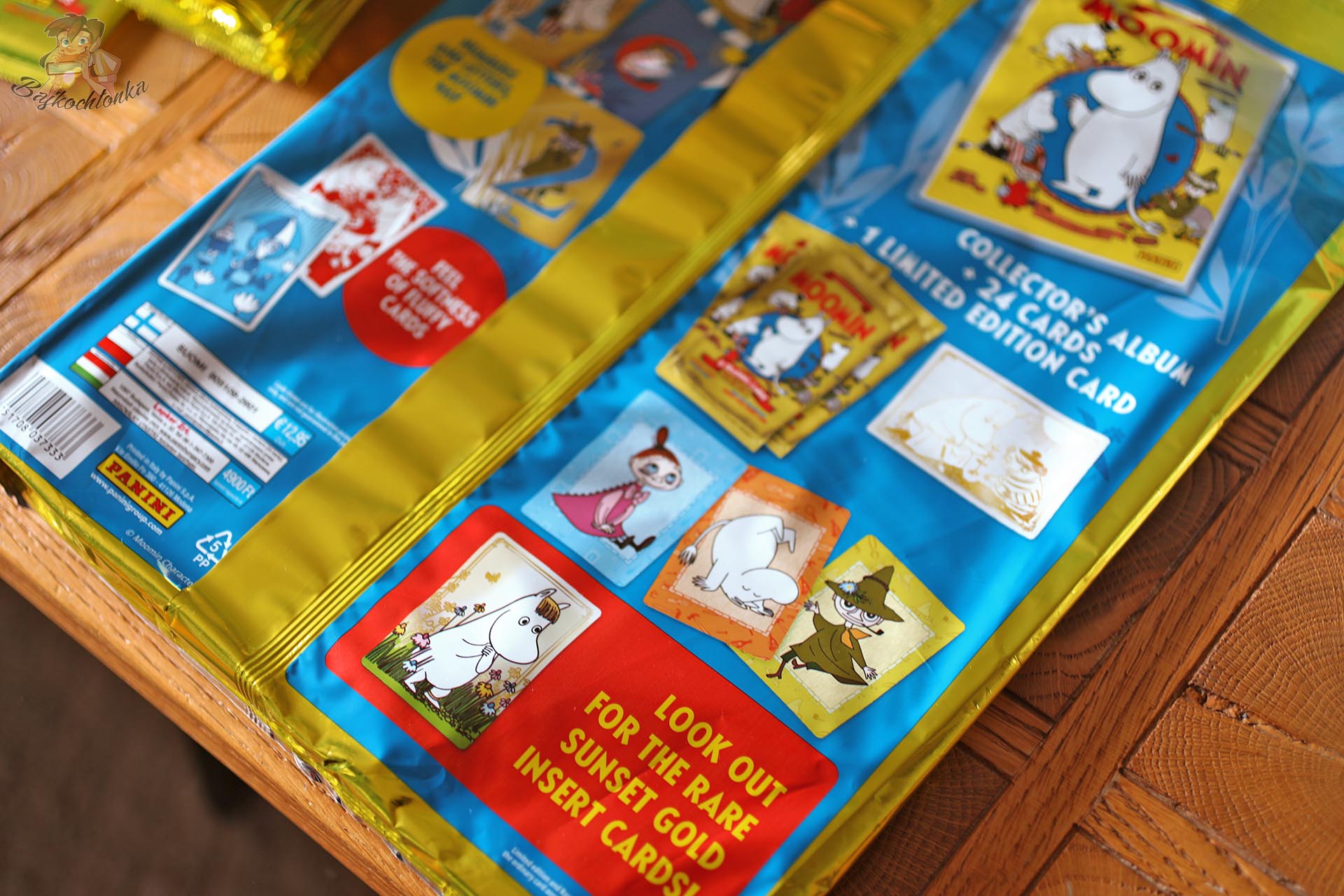 Złoty Mega Starter Pack kart Panini The Creative World of Moomin