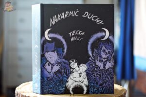 Okładka komiksu Nakarmić duchy Tessy Hulls wydanego przez Mandiocę