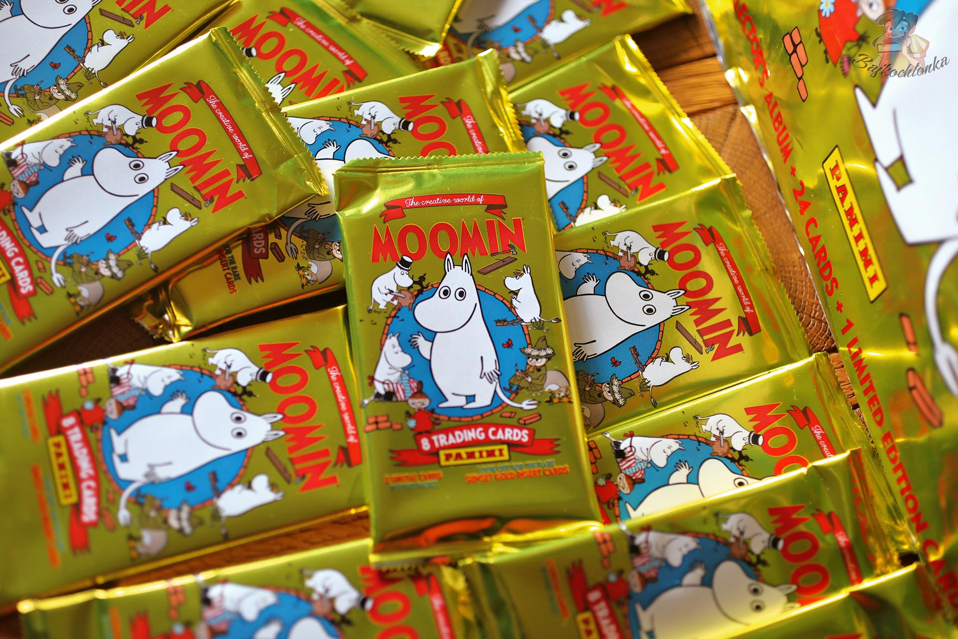 Saszetki kart kolekcjonerskich Panini Muminki Kreatywny Świat