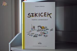 Okładka książki Szkicek – chłopiec niedokończony Jacquesa Goldstyna