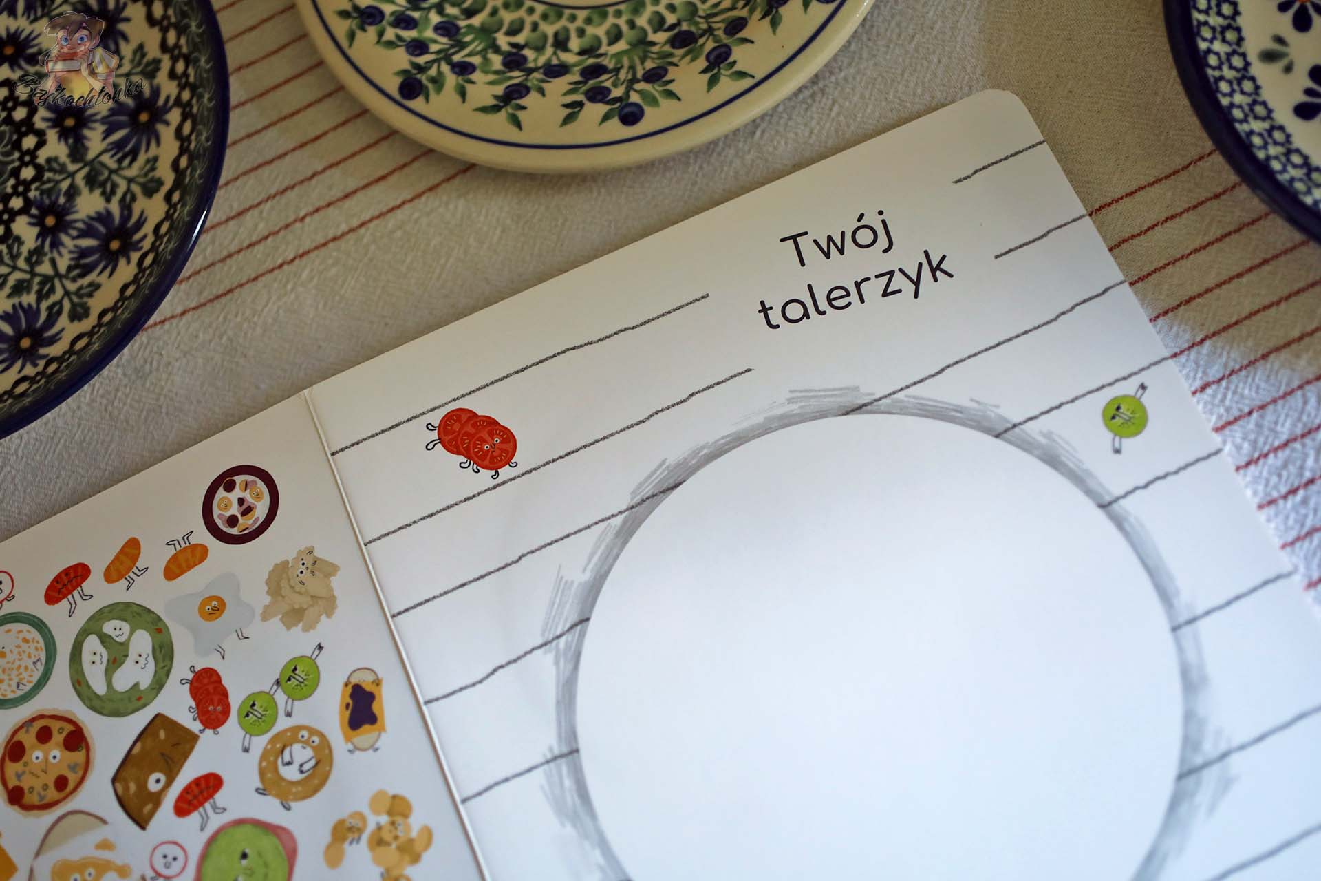 „Twój talerzyk” – miejsce do komponowania własnego posiłku w książce Talerzyki